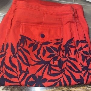 OLD Navy California Men's size 32 Board Shorts 21” red navy